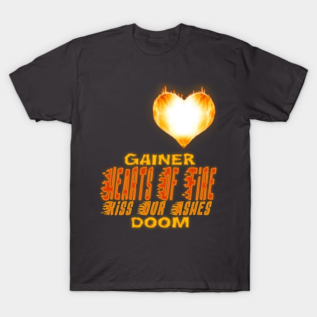 Hearts of Fire Merchandise T-Shirt by MSW_Wrestling